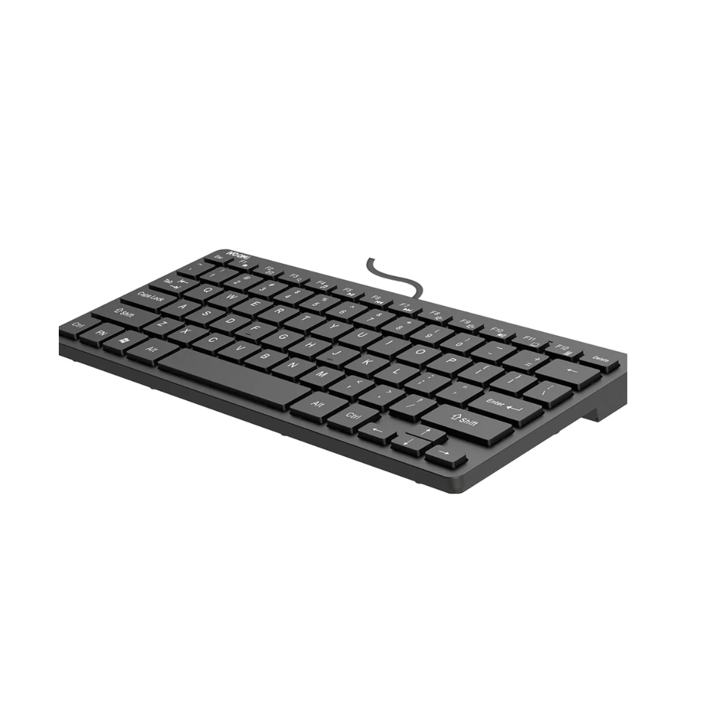 iVoomi Venom Mini Wired USB Keyboard/Compatible with Desktop, Laptop, Mac/Plug and Play/UV Printed Keys/Comfy Durable body/Black - Image 4