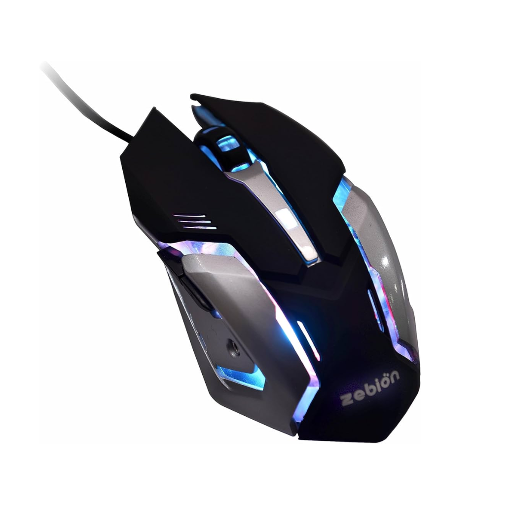Zebion Gaming Mouse - Ninja/Optical Gaming Mouse/With RGB Light - Image 4