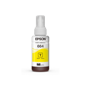 Epson 664 Yellow Ink Bottle – 6,500 Pages – For Epson EcoTank L110, L210, L310