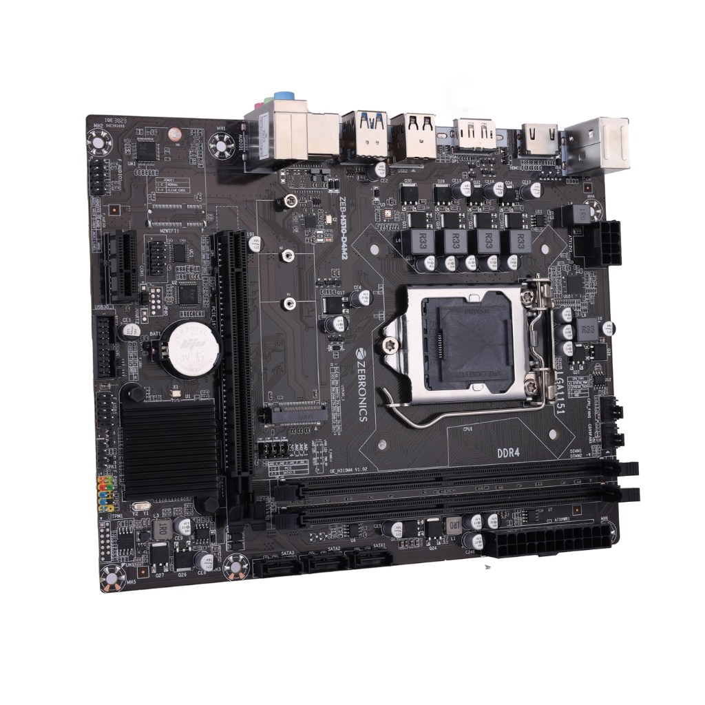 ZEBRONICS ZEB-H310 Motherboard/LGA1151 Socket Micro-ATX Intel/Chipset DDR4 Motherboard for Desktop - Image 3