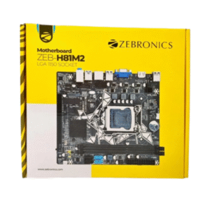 Zebronics H81 M.2 NVMe Motherboard/LGA 1150 Socket/Support 4th, 5th Gen Core i7/ i5/ i3/Pentium CPU/Chipset DDR3 Motherboard for Desktop