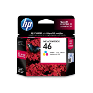 HP 46 Tri-Color Black Original Ink Advantage Cartridge