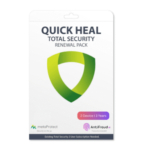 Quick Heal Total Security Renewal Pack - 2User 3Year